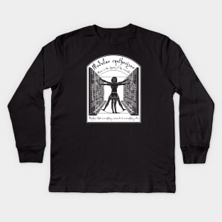 Modular Synth Player Kids Long Sleeve T-Shirt